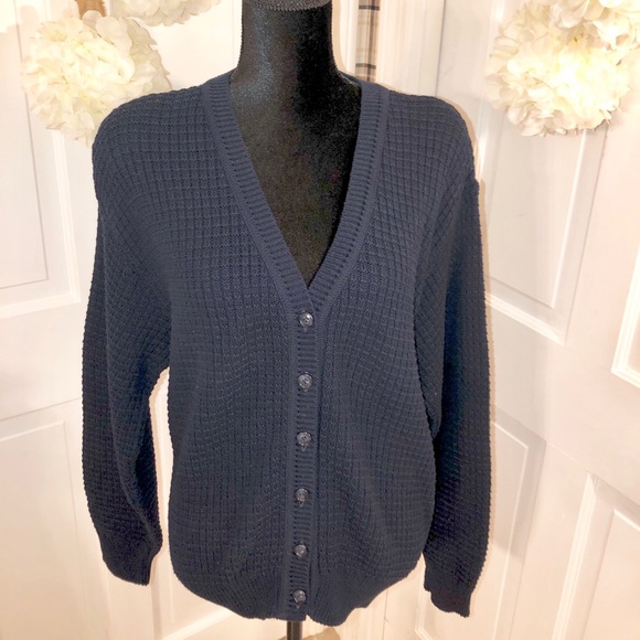 Liz Sport Sweaters - Liz Sport   Cardigan Button Down V-Neckline